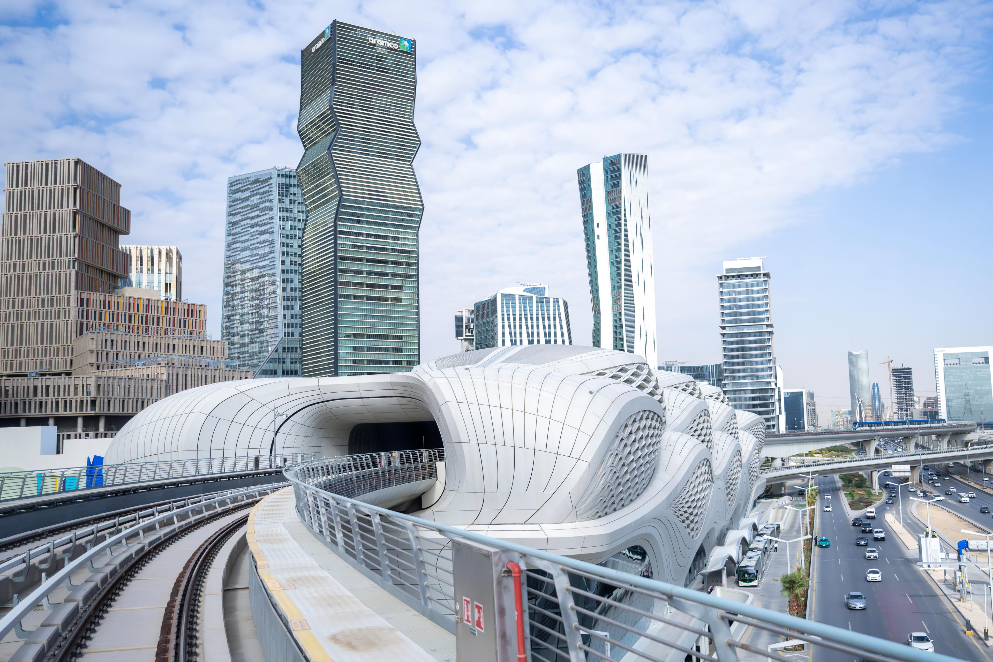 Riyadh Metro and KAFD infrastructure